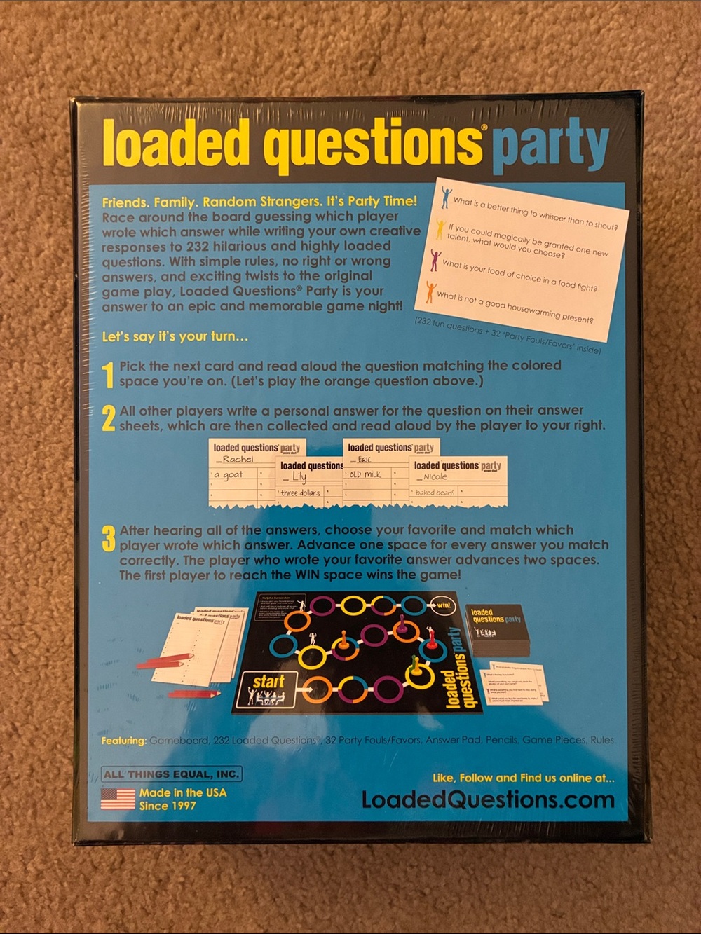 Loaded Questions Party Game - Picture 3 of 6